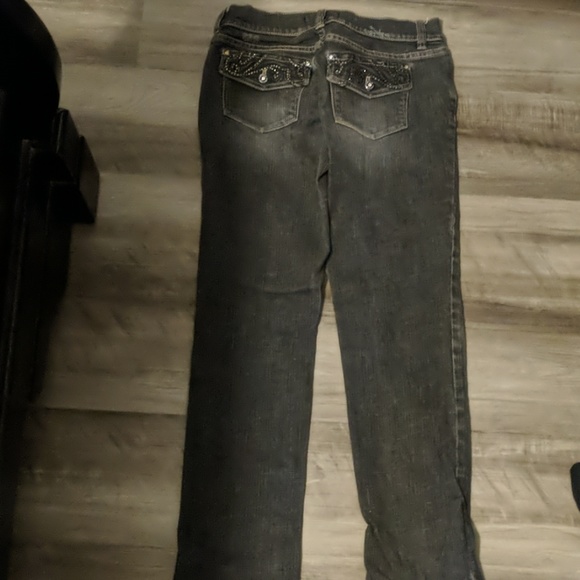 Gray WHBM slightly distressed jeans - Picture 2 of 6
